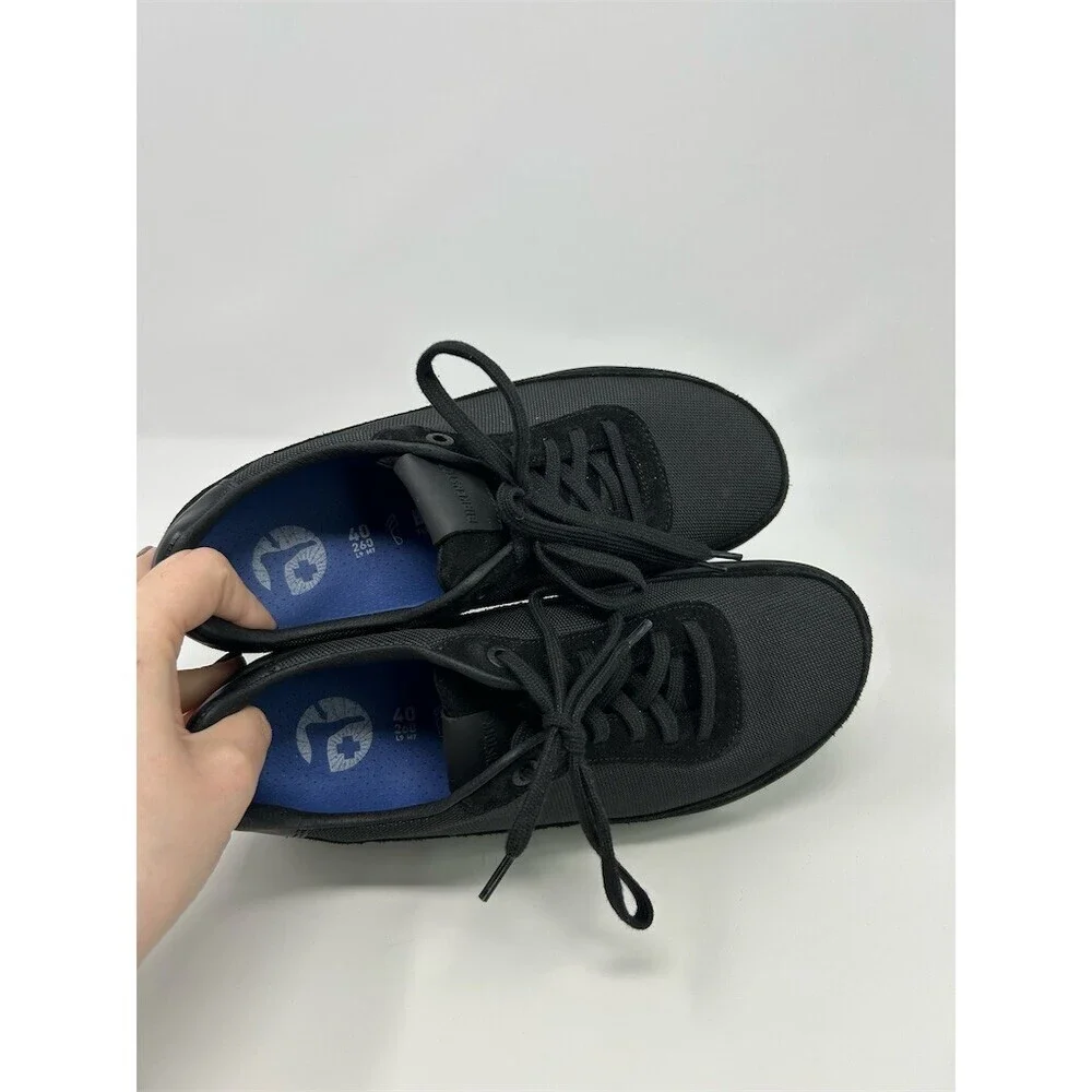Birkenstock Honnef City Lace-Up Low Top Sneakers Black Unisex Adults Size 40
